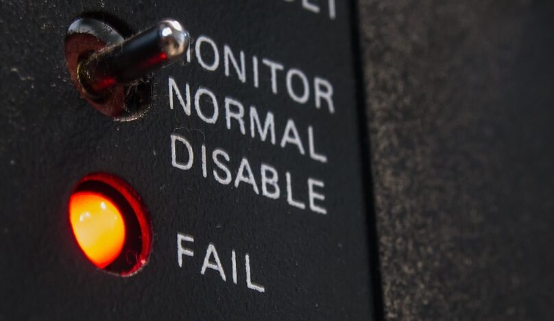 Stock image of a switch
