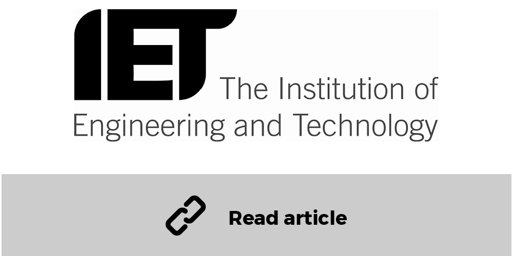 The institution of engineering and technology logo and CTA