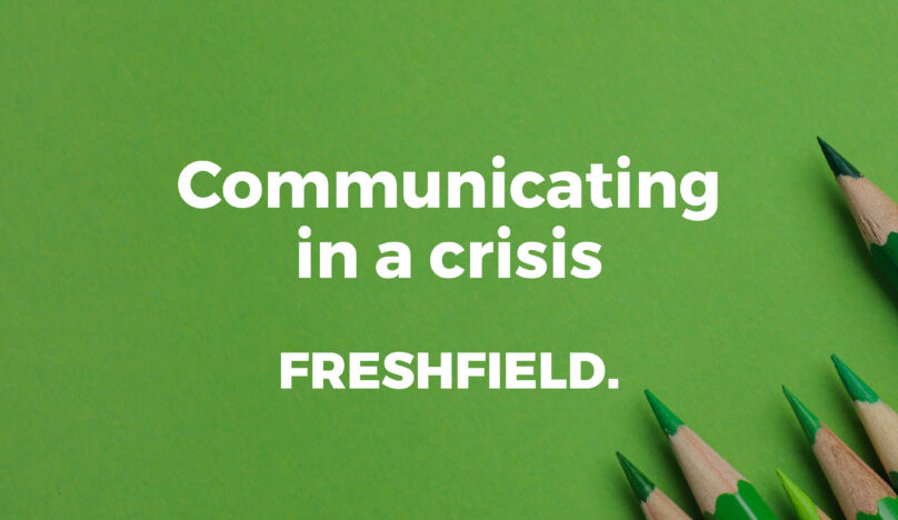 How to create a crisis communications plan from Freshfield
